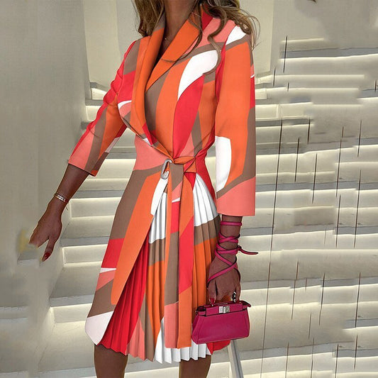 Robe Longue Élégante à Détails Plumes pour Femmes