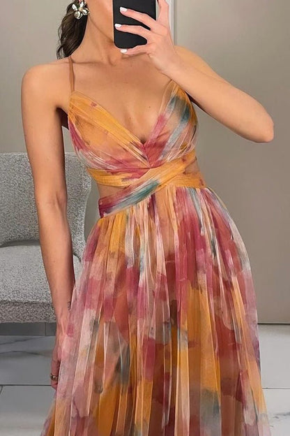 Robe Maxi Chic à Imprimé Floral pour Femmes