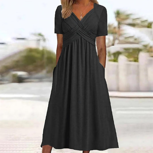 Robe Midi Élégante pour Femmes
