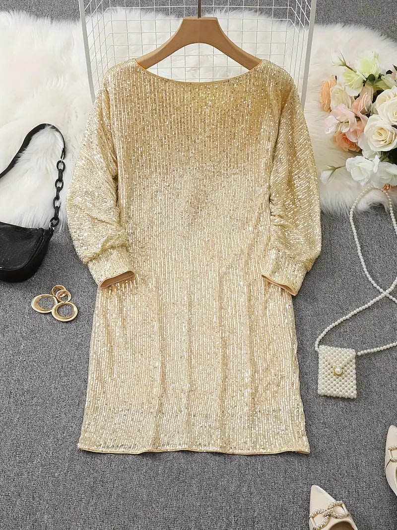 Robe Mini Chic à Épaule Dénudée pour Femmes