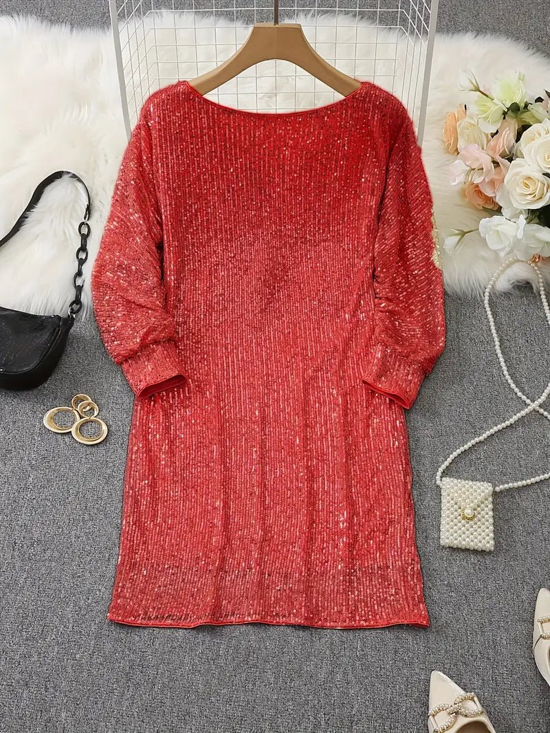 Robe Mini Chic à Épaule Dénudée pour Femmes