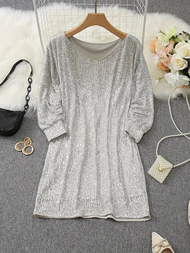 Robe Mini Chic à Épaule Dénudée pour Femmes