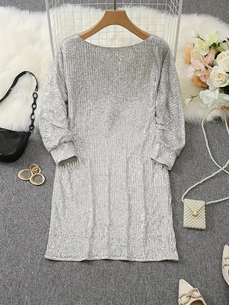 Robe Mini Chic à Épaule Dénudée pour Femmes