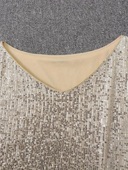 Robe Mini Chic à Épaule Dénudée pour Femmes