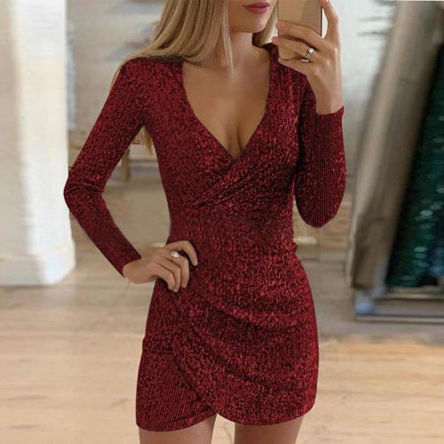 Robe Scintillante Portefeuille pour Femmes