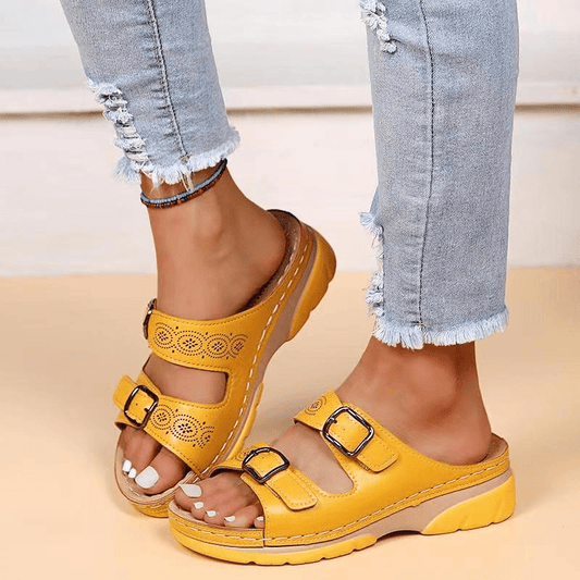 Sandales Ergonomiques en Cuir pour Femmes