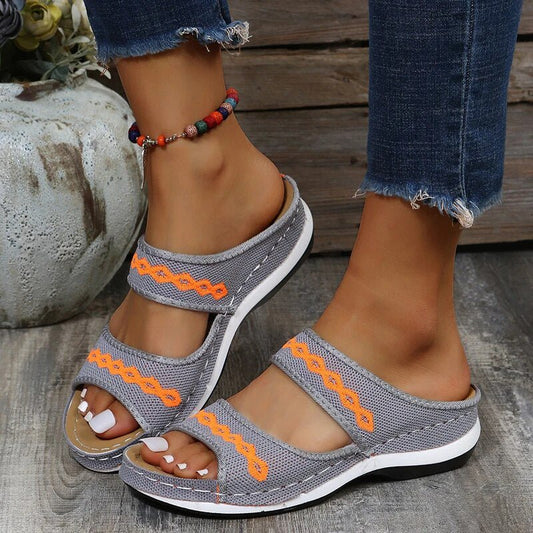 Sandales Ergonomiques en PU pour Femmes