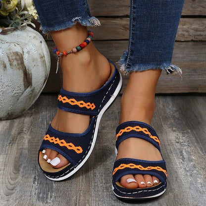 Sandales Ergonomiques en PU pour Femmes