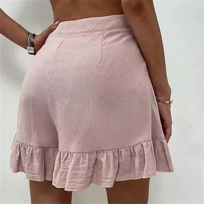 Shorts Femme Plissés Élégants