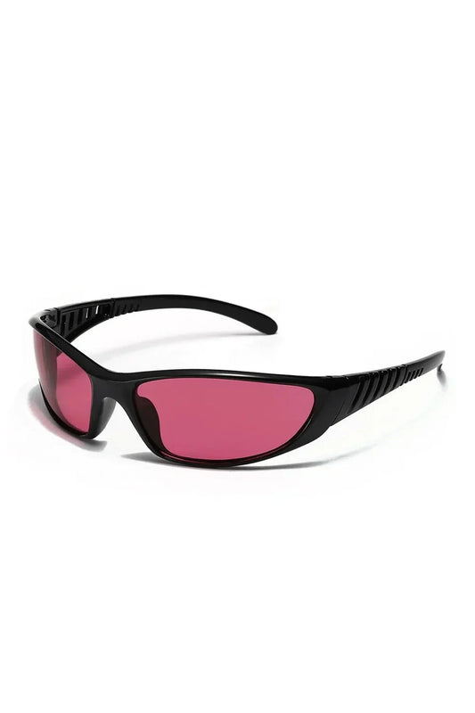 Petites lunettes de soleil ovales œil de chat