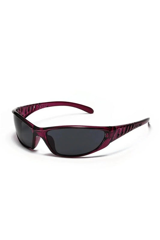 Petites lunettes de soleil ovales œil de chat