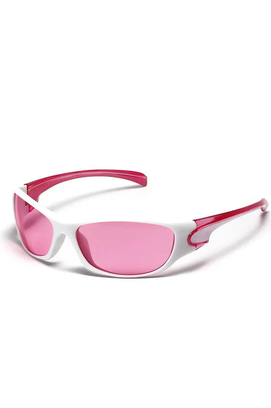 Petites lunettes de soleil ovales œil de chat