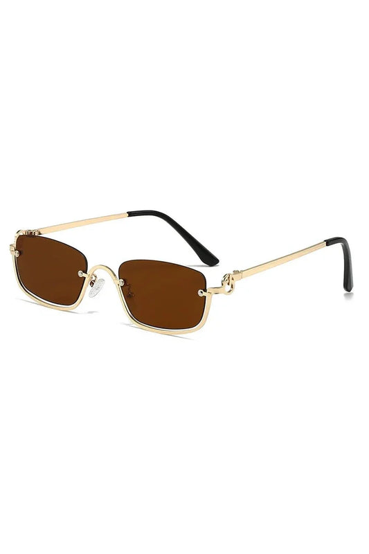 Petites lunettes de soleil carrées