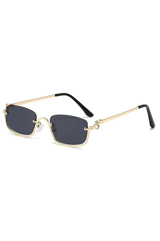 Petites lunettes de soleil carrées