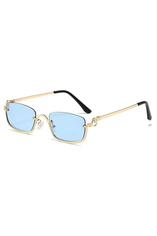 Petites lunettes de soleil carrées