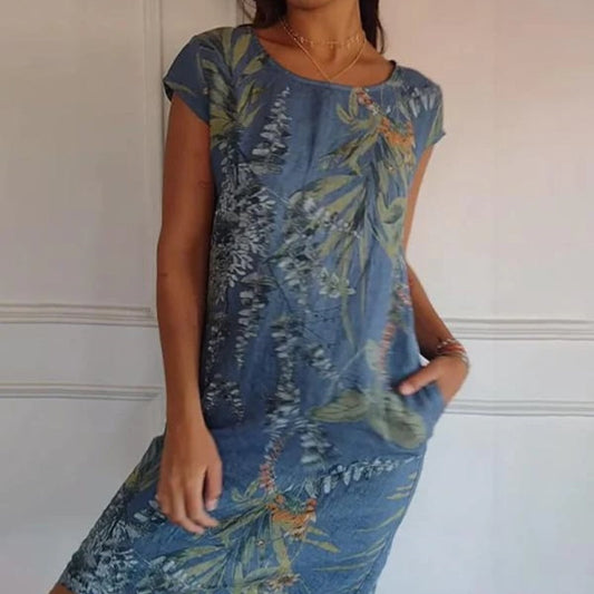 Variant image for Robe Imprimée Femme | Robe Longue Printemps Femme | Marie-17