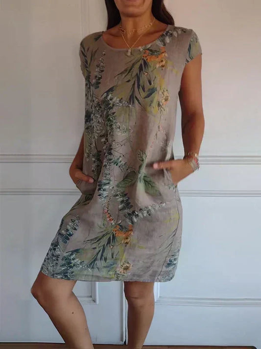 Variant image for Robe Imprimée Femme | Robe Longue Printemps Femme | Marie-25