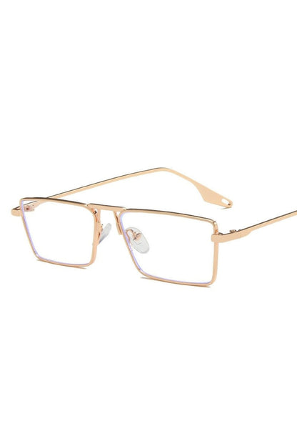 Lunettes de soleil carrées à petite monture