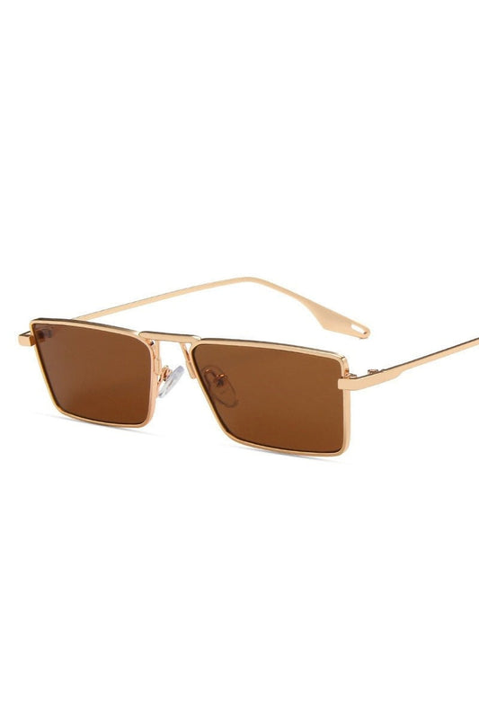 Lunettes de soleil carrées à petite monture