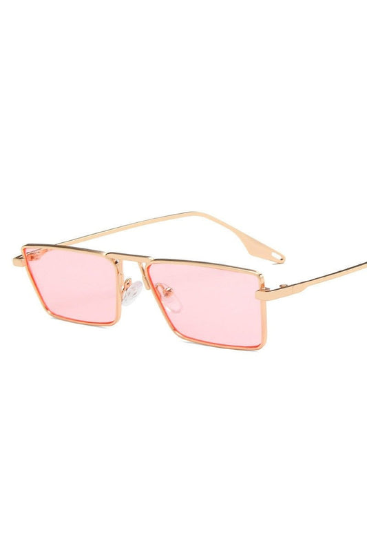 Lunettes de soleil carrées à petite monture