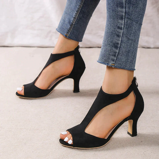 Variant image for Sandales Orthopédiques Élégantes Femme Confortables en Cuir Synthétique, Taille 36 à 41-1