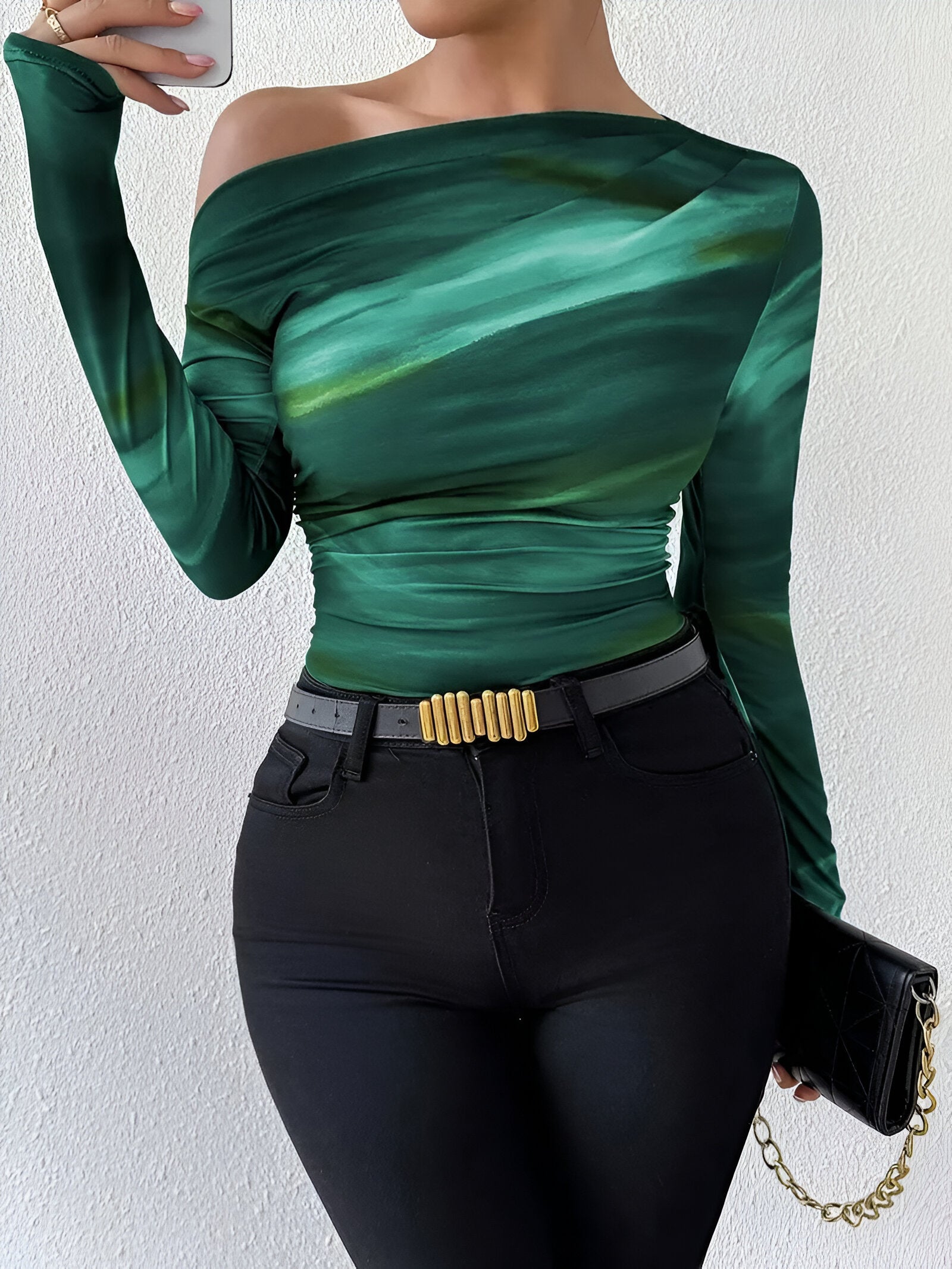 Tee Shirt Manche Longue Femme Élégant