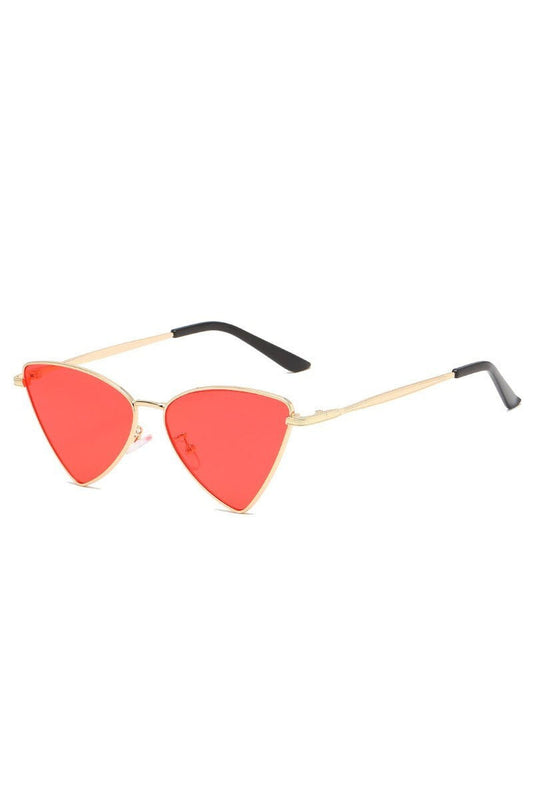 Lunettes de soleil œil de chat triangulaires