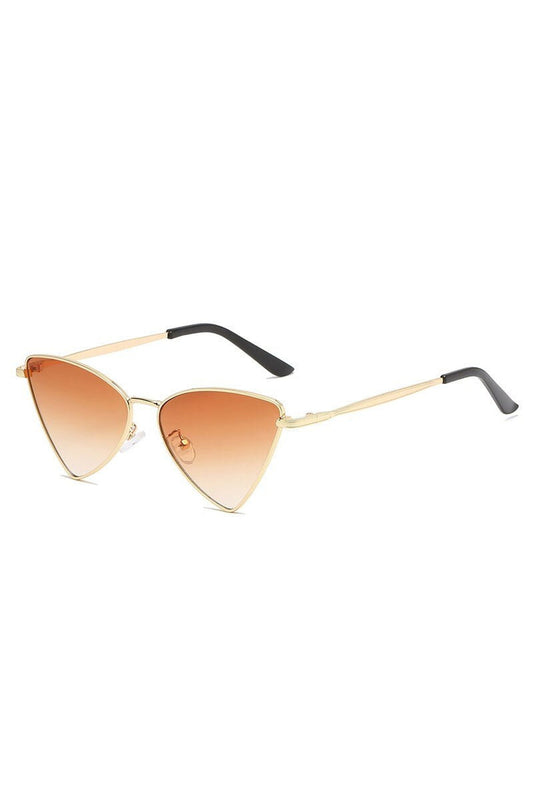 Lunettes de soleil œil de chat triangulaires