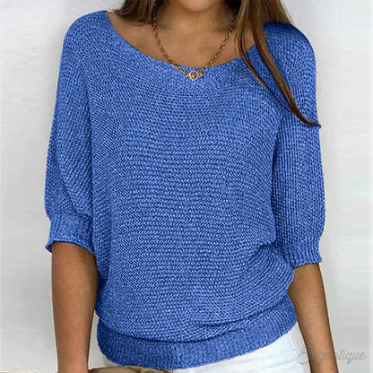 Top en tricot détendu