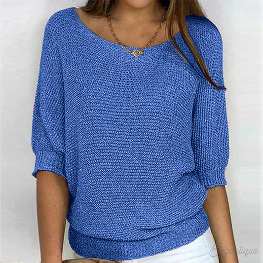 Top en tricot détendu