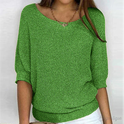 Top en tricot détendu