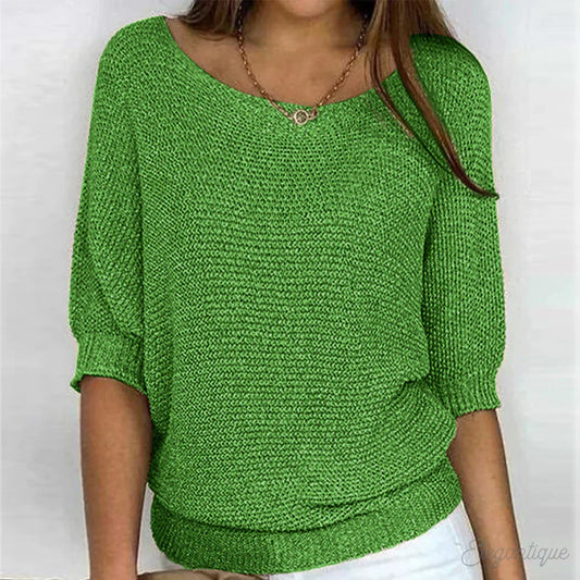 Top en tricot détendu