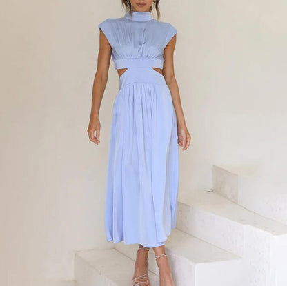 Robe Plissée Élégante en Polyester - Femme - Lyorine