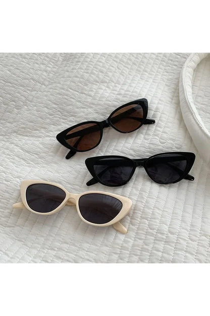 Lunettes de soleil œil de chat vintage