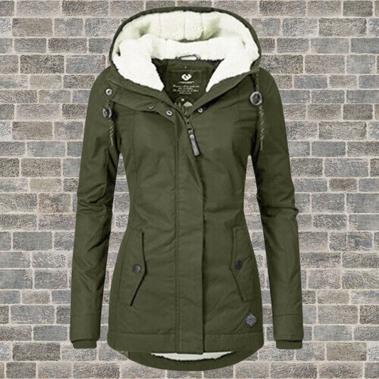Veste d'hiver pour les femmes avec une veste de transition à doublure chaude pour les jours froids