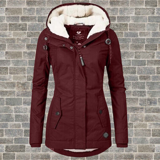 Veste d'hiver pour les femmes avec une veste de transition à doublure chaude pour les jours froids
