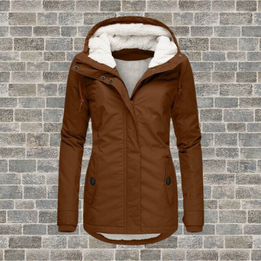 Veste d'hiver pour les femmes avec une veste de transition à doublure chaude pour les jours froids