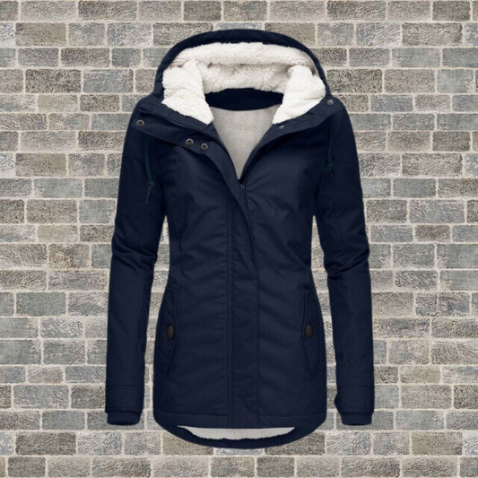 Veste d'hiver pour les femmes avec une veste de transition à doublure chaude pour les jours froids