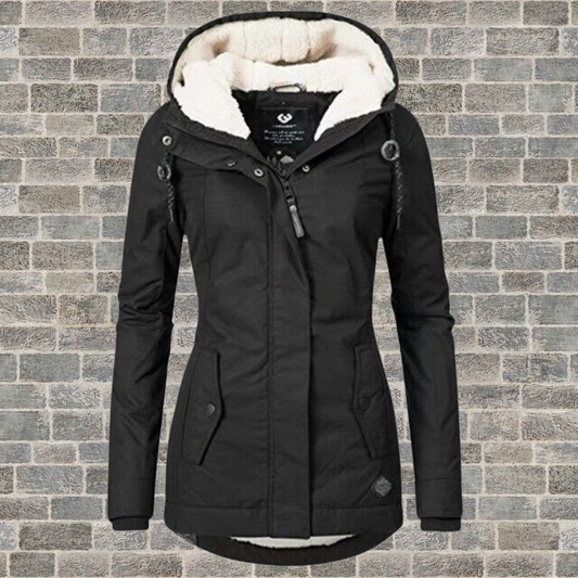 Veste d'hiver pour les femmes avec une veste de transition à doublure chaude pour les jours froids